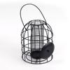 Durable Iron Cage Bird Feeder Iron Bird Food Dispenser Feeding Column Bird Feeder  Garden Use