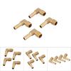 4Pcs Brass Male Thread Elbow Hose Tail Barb Connector Fitting G14" 8mm