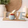 CraftVatika Wooden Decorative Showpiece for Home Decor, Tabletop LOVE Word Sign Home Decoration Items for Living Room