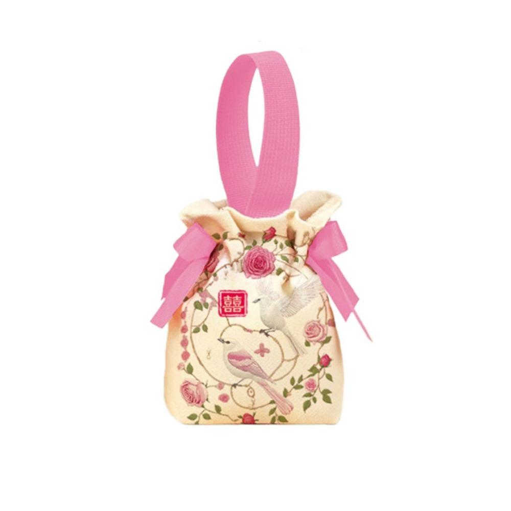 Trekkoord Nieuwjaar Cadeauzak Canvas Chinese Stijl Handtas Sieraden Bruiloft Snoepzak Verjaardag