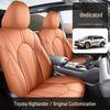 Toyota Highlander Car Seat Cushion Set: 5-Seater and 7-Seater All-Season Full Coverage Interior Accessories