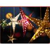 Christmas Style Stars Shaped Lamp Shade, Art Design Paper Stars Ceiling Lamp Lighting Fixture for Bathroom, Bedroom Room
