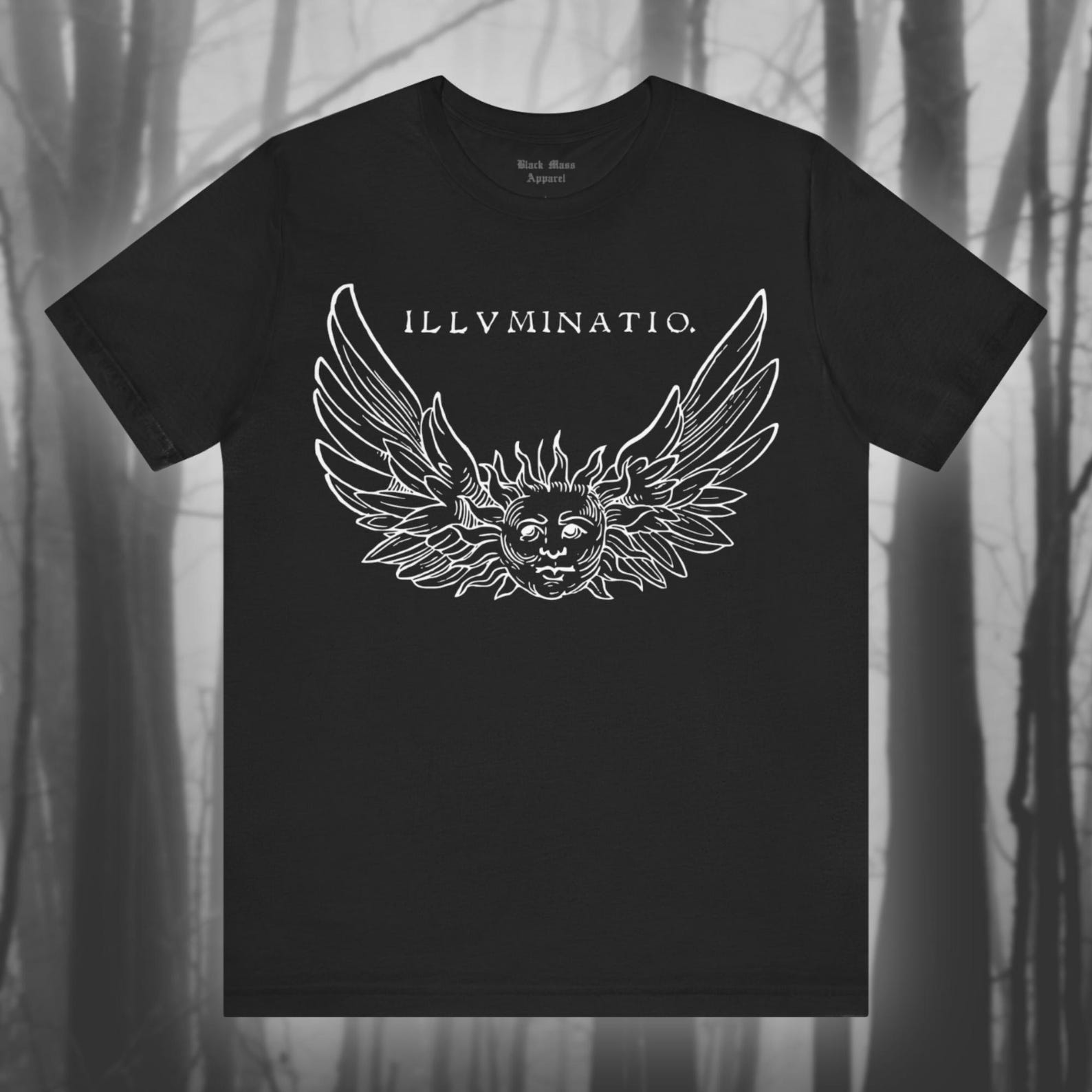 Illuminatio, Sun T-Shirt, Vintage Woodcut T-Shirt, Esoteric, Occult ArT-Shirt, Hermetic Magic Tee, Alchemy Unisex T-Shirt S