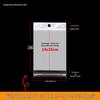 Self-Adhesive Transparent Jewelry Earring Bags with Header and Hanging Hole