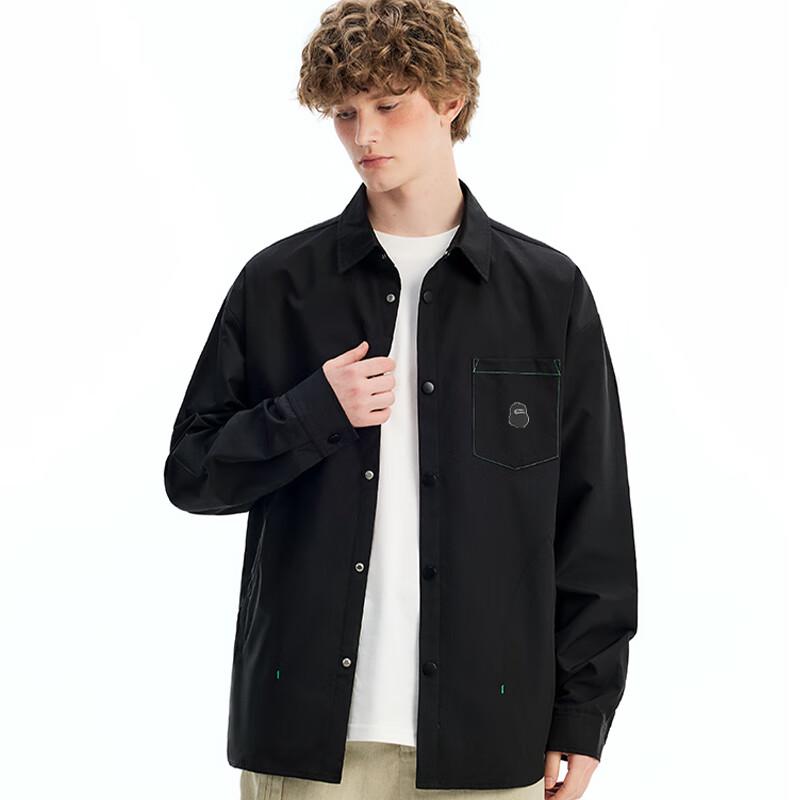 Fingercroxx Men's Casual Loose Fit Shirt Jacket