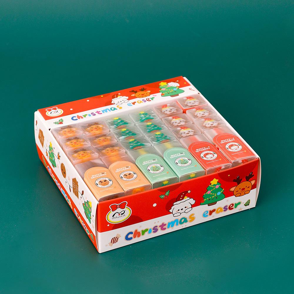 Entzückender Weihnachts-Sandwich-Radiergummi: Rückstandsarm, Perfekt für Kinder-Schreibwaren und Weihnachtsgeschenke