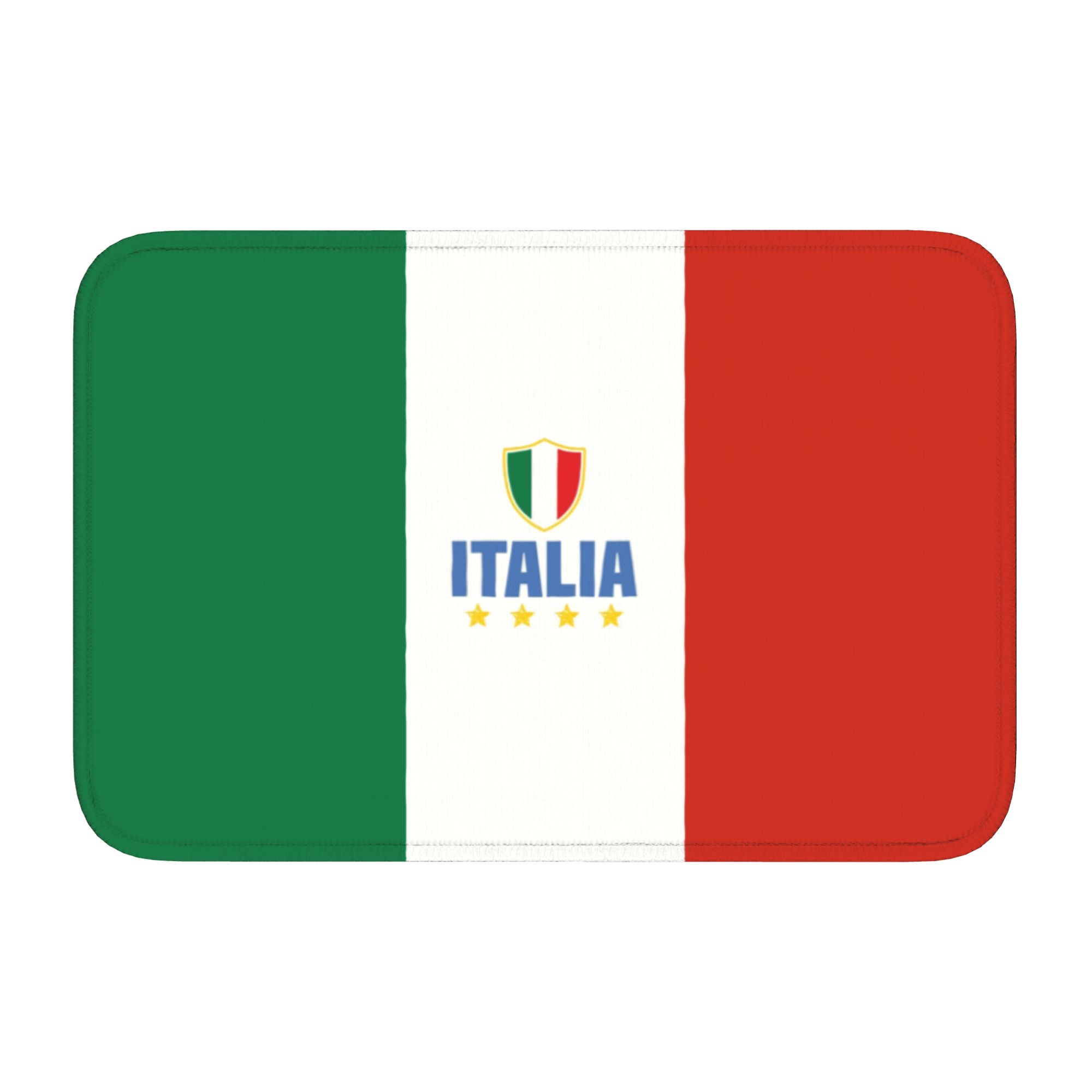 Tapis de Porte Personnalisé Sardegna Quattro Mori Antidérapant Intérieur Imperméable Drapeau de la Sardaigne Tapis de Sol Tapis d'Entrée Salle de Bain 40cm x 60cm
