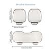 Breathable Car Seat Cushion Ice Silk Front/Rear Auto Seat Pad Soft Car Cool Seat Mat  Four Seasons