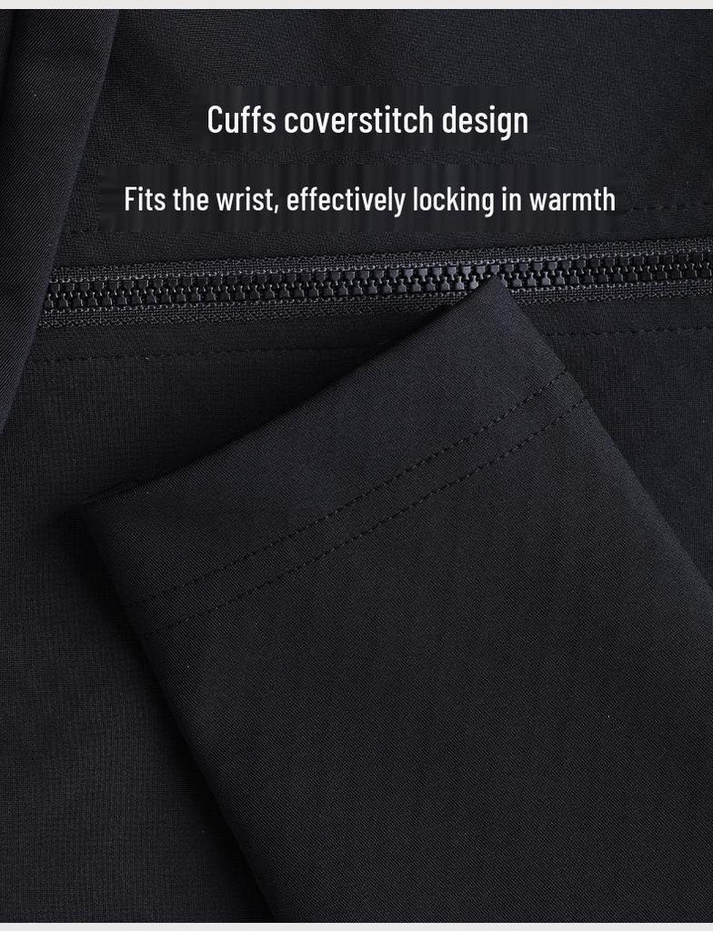 Lampaida Women's Fleece Cycling Jacket - Warm, Windproof, for Autumn and Winter, 5-10° Riding.