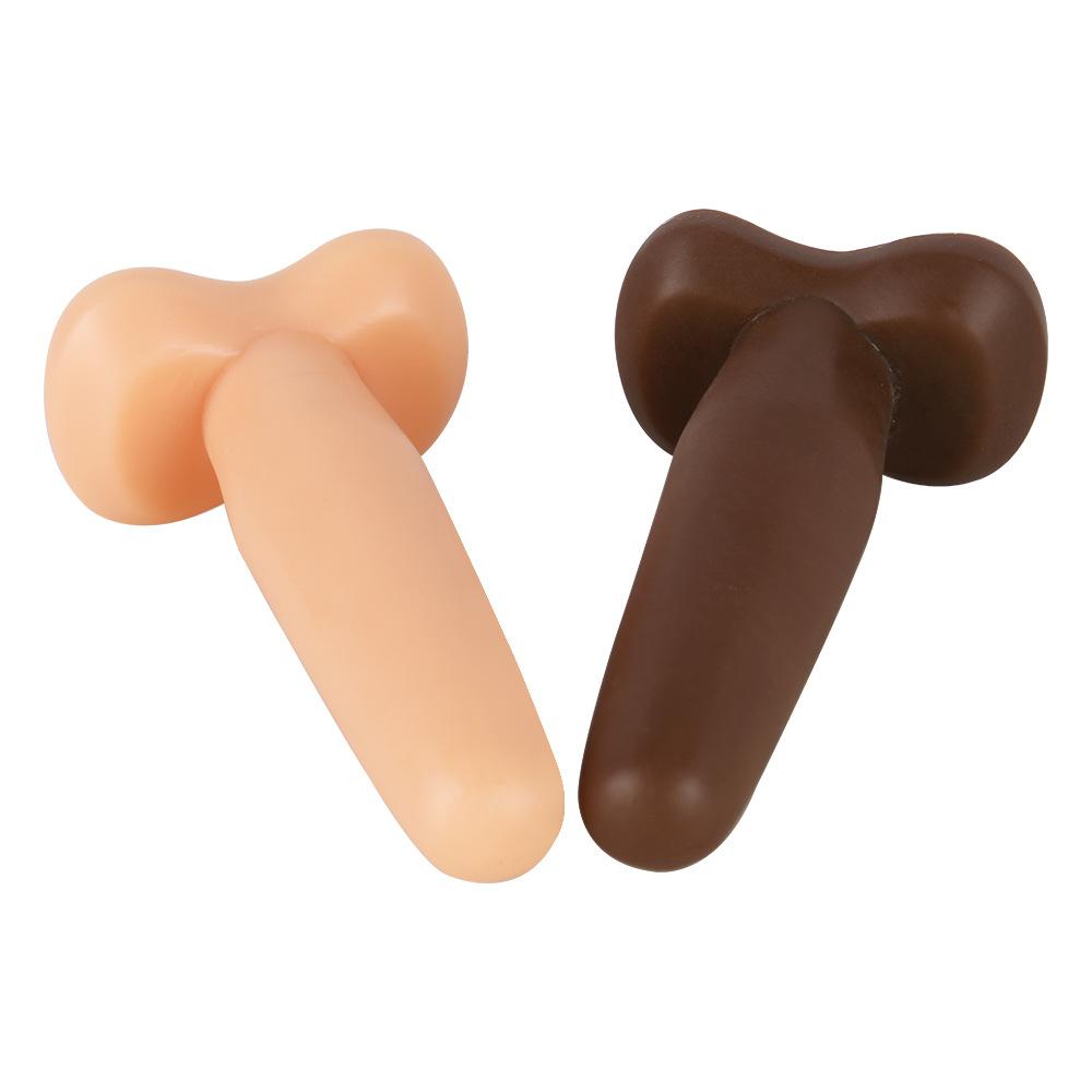 Female Bowknot Mini Vagina Smooth Anal Plug Couple Appealing Sex Products Adult Toys