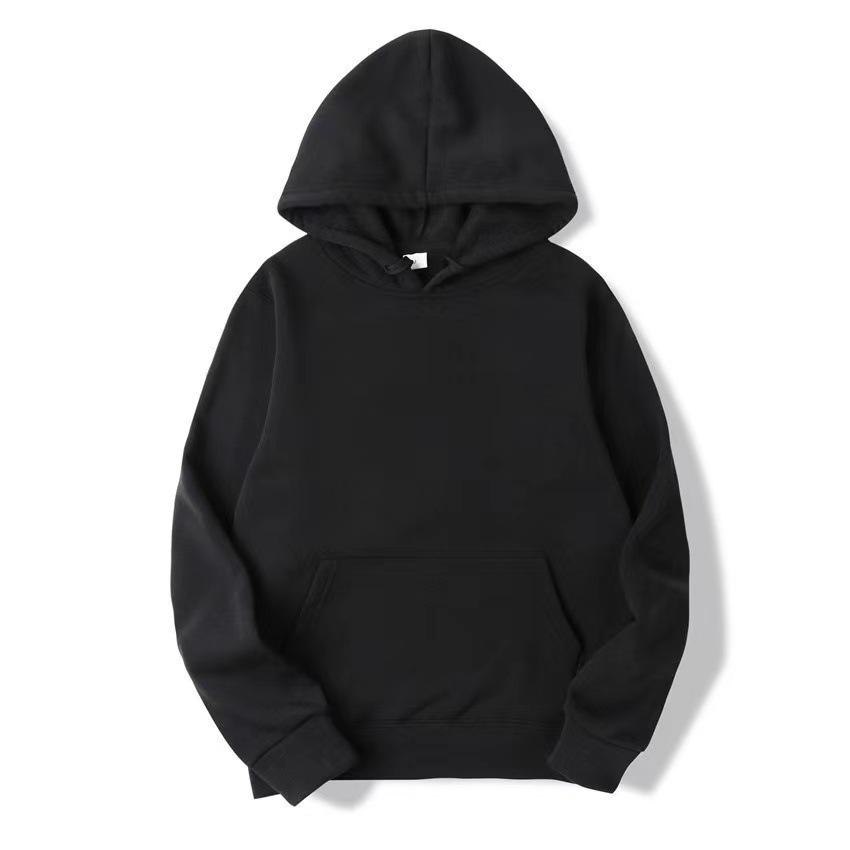 American Streetwear Men's Fleece-Lined Hoodie for Autumn/Winter - Thickened, Casual, and Fashionable.