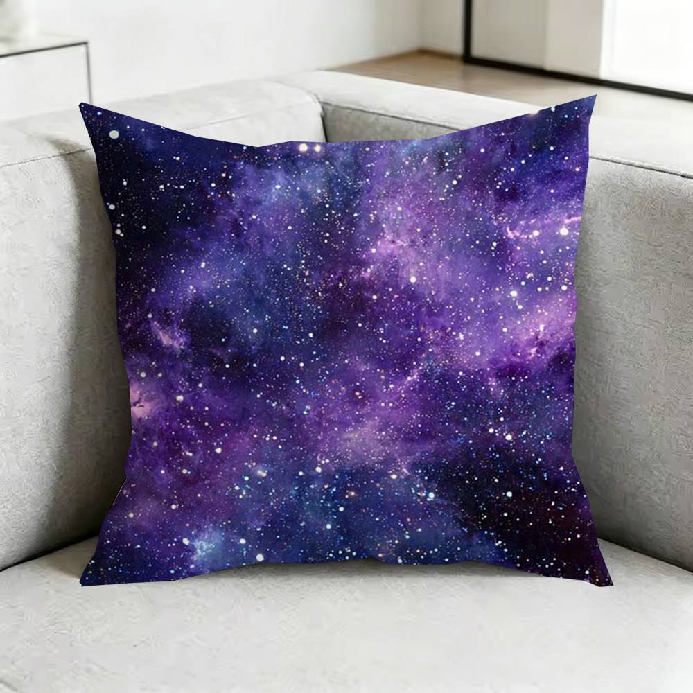 SStarry Sky Art Pillow Case Square DoubleSided Sofa Cushion Cover Bedroom Bedside Pillow Gift