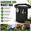 Garden Tool Belt Multi Pocket Adjustable Waist Pouch Bag Storage Organizer for Yard Gardening Tools Scissors Working