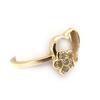 Gold Plated Ring 'Love' Golden - 12x9 Mm