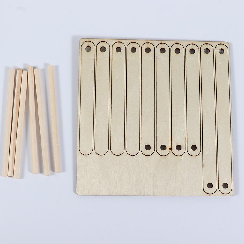 DIY Student Mortise & Tenon Bridge Model: Creative Science & Tech Assembly Kit