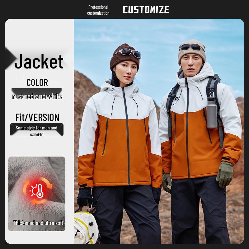 Men's Custom Logo Anti-Static Thickened Windproof Work Jacket for Autumn and Winter