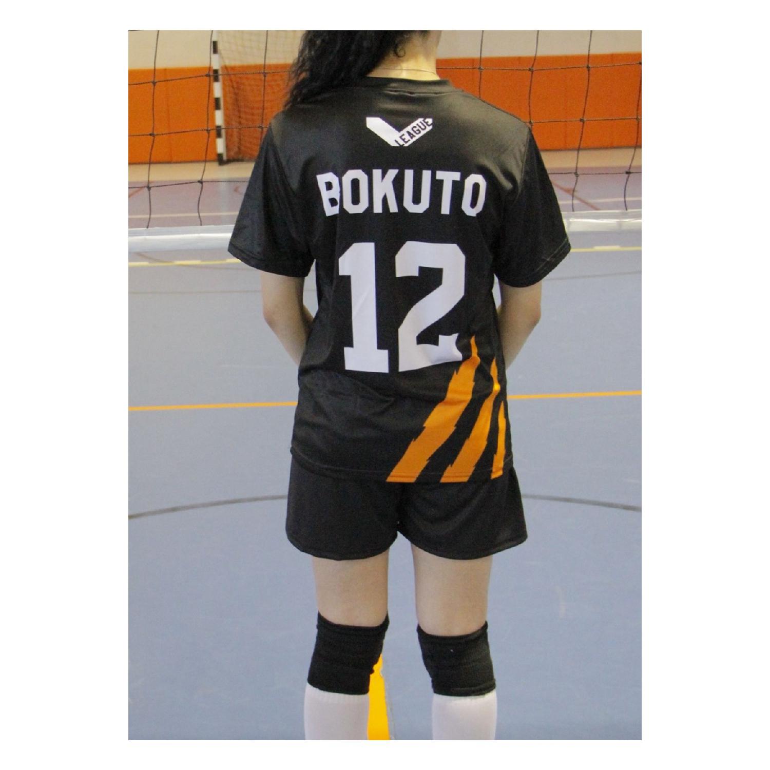 

Комплект из джерси аниме Haikyu MSby номер 12 M чёрный