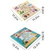Wooden Montessori Children Toys Magnetic Color Matching Maze Dinosaur Board Learning Education Improve Cognition Kids Gift Toy