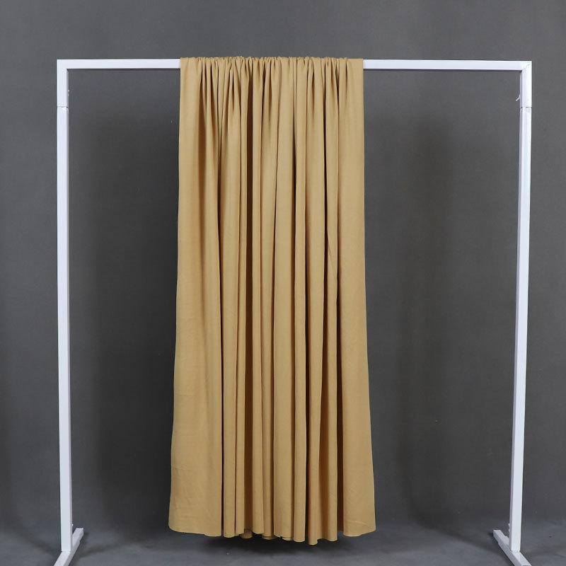 5/10M Milk Silk Stretch Fabric Wedding Arch Drapes Wedding Backdrop Curtain for Stage Banquet Birthday Party Sheer Drapery Decor