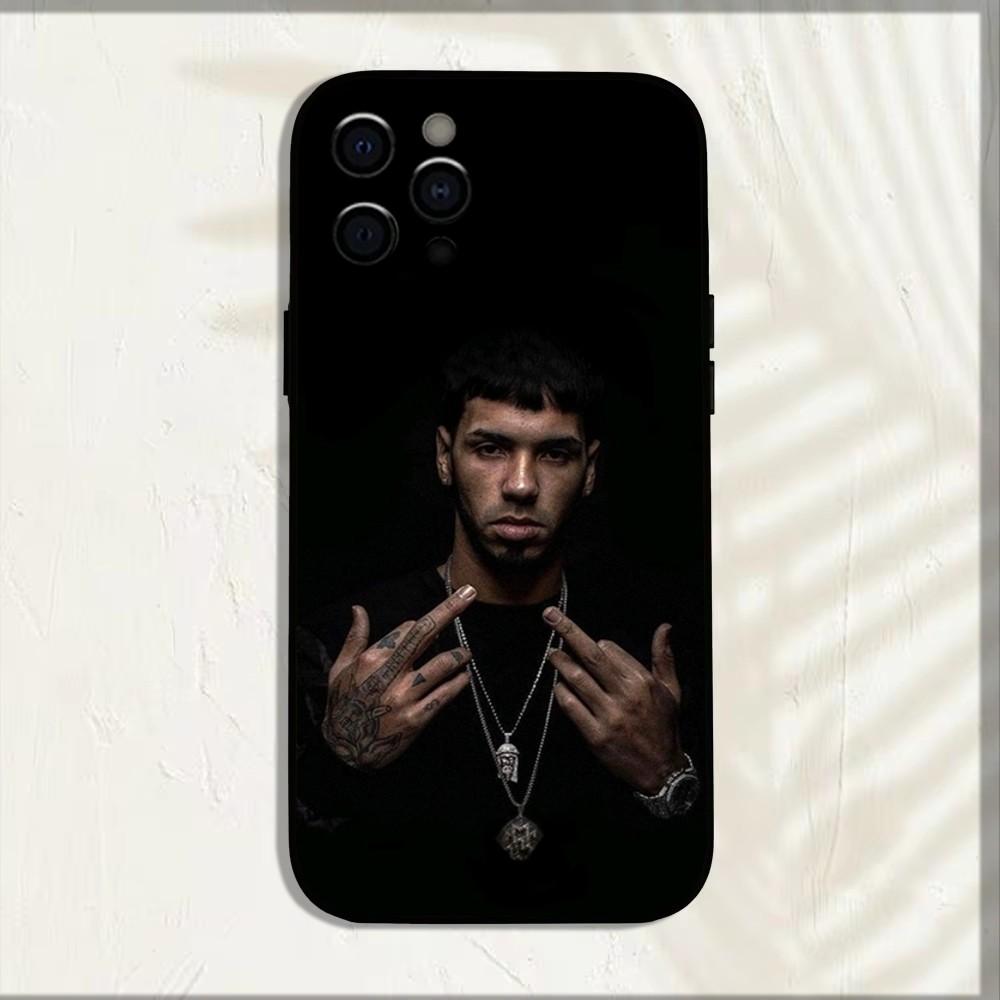 

Rapper A-Anuel AA Real Phone Case For iPhone 16,15,14,13,12,11,Pro,X,XS,Max,XR,Plus,Mini Soft Black Cover iPhone11PROMAX