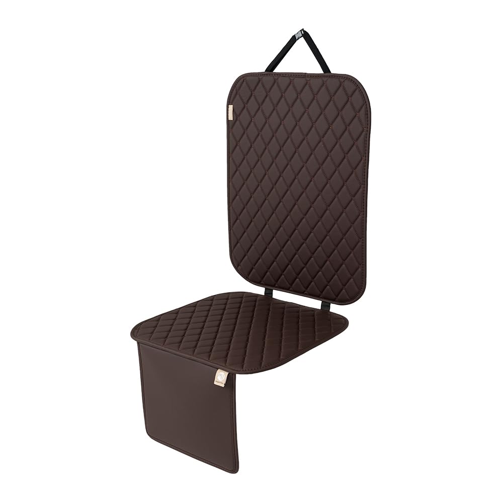 

Детское сиденье MomnLittle, защитное автокресло, предотвращает появление царапин и 3 чехла для автокресла, коврик, противоскользящий, защита, протектор, пятно, цвета, (коричневый)