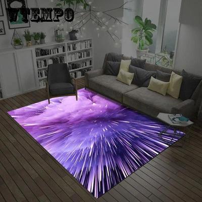 Burst Star Pattern Carpet Home Living Room Study Bedroom Children's Room Bedside Blanket Washable Cool Carpet Dust-proof Wear-resistant Mat
