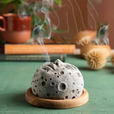 Monster kadidelnice Spoof Ornamenty Obývací pokoj Dárek k Valentýnu Stolní ozdoby Aromaterapeutické dekorace Měsíční obličej