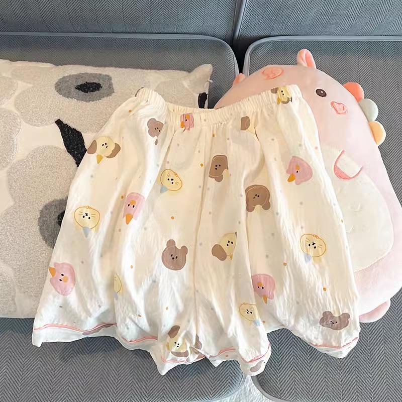 2025 Women's Summer Cloud Cotton Short Sleeve Pajama Set - Casual & Sweet