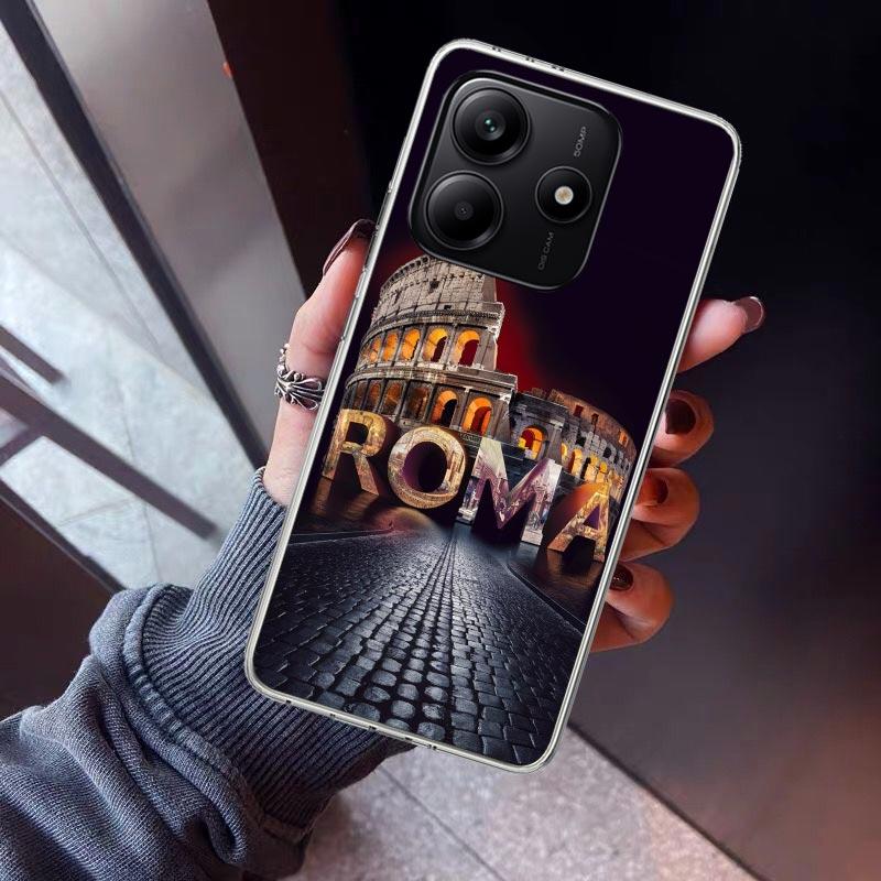 Roman Colosseum Phone Case For Xiaomi Redmi Note 10 11 12 13 14 15 Pro Plus 11S 12S 14S 11T 11E 10S Soft TPU Back Cover Redmi No
