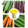 Decorative Vegetable Cutter Spiral Curler, Stainless Steel Blade Handheld Twister, Creative Cucumber Slicer Tool Rotatable Fruit for Carrots Cucumbers