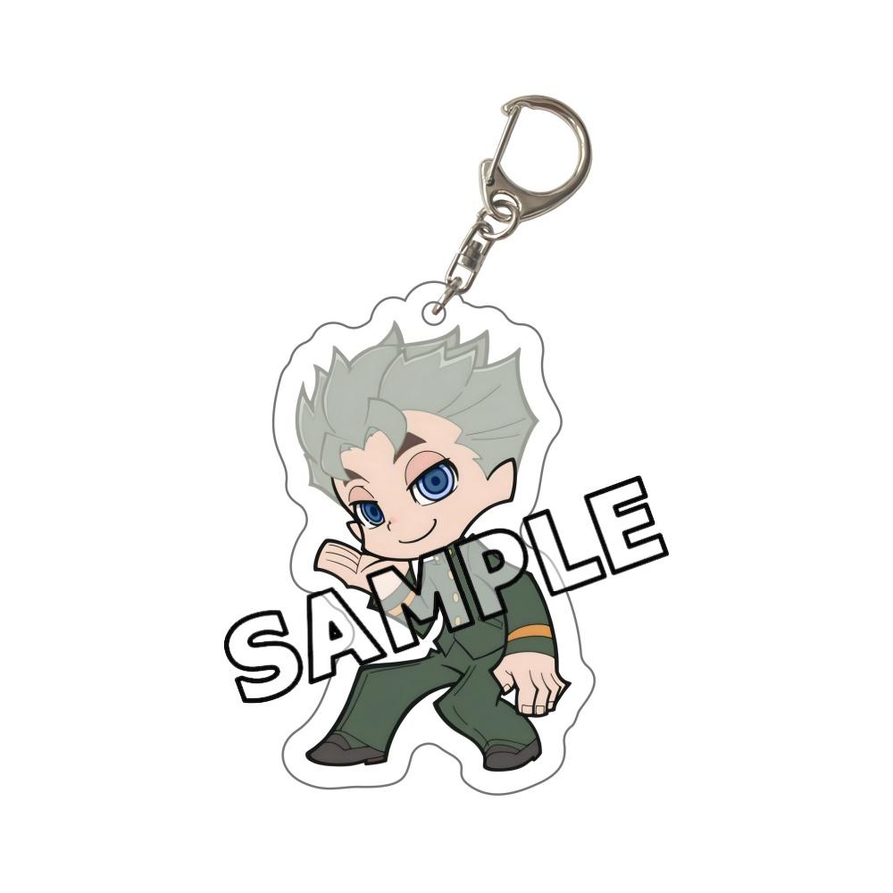 2026 New JoJo Bizarre Adventure Chibi Acrylic Keychain JJBA Jotaro Giorno Jolyne Dio Josuke Bruno Keyring Kawaii Anime Bag Gift