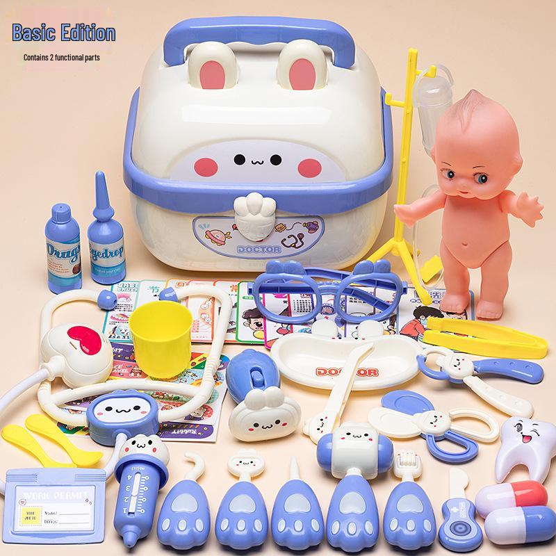 Kids' Medical Play Set with Stethoscope & Syringe - Light-Up Doctor Toy for Boys & Girls, Trending Hot Toy