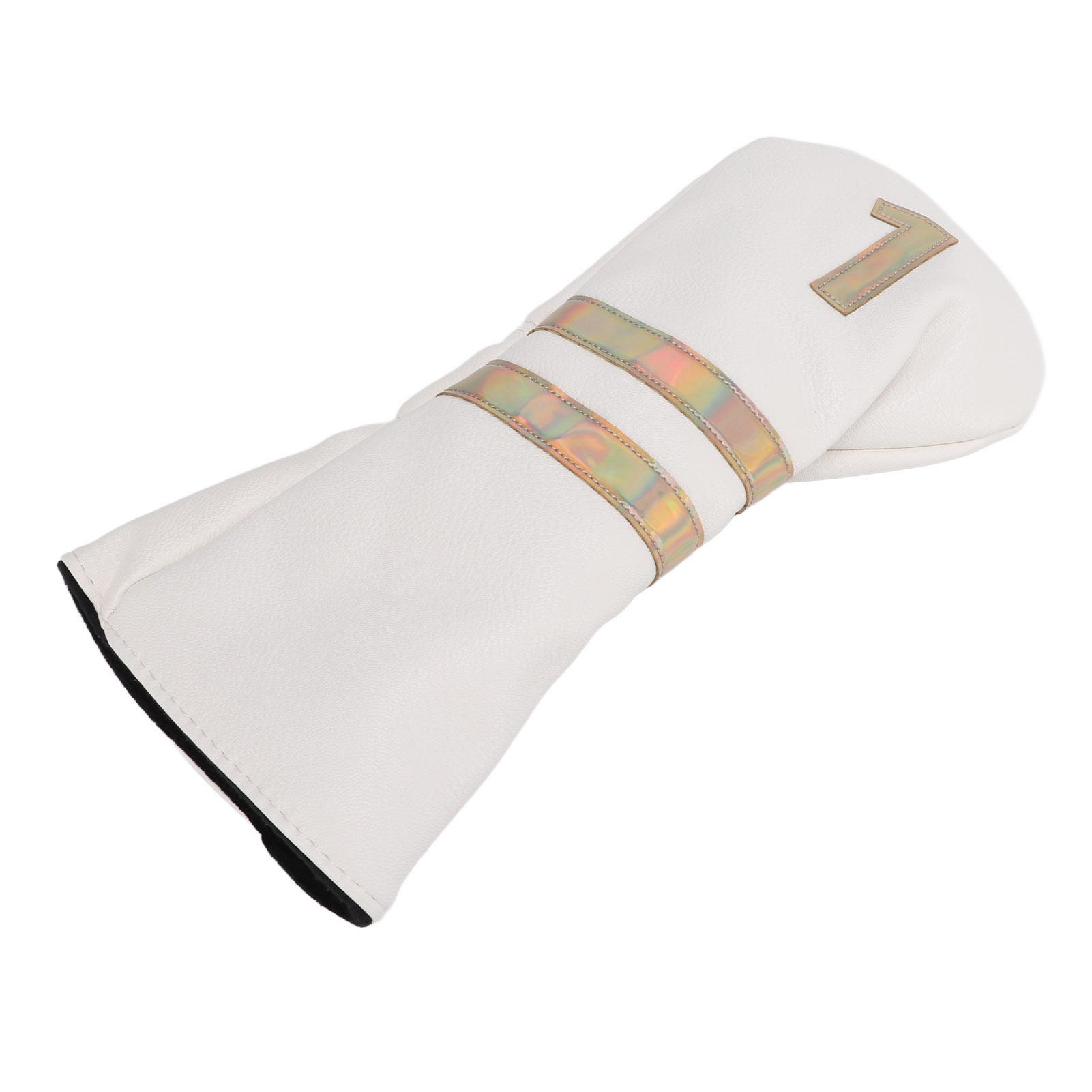 

Чехлы для головки гольф-вуда из ПУ кожи, водонепроницаемые, чехол для головки гольф-паттера с цветными номерами для