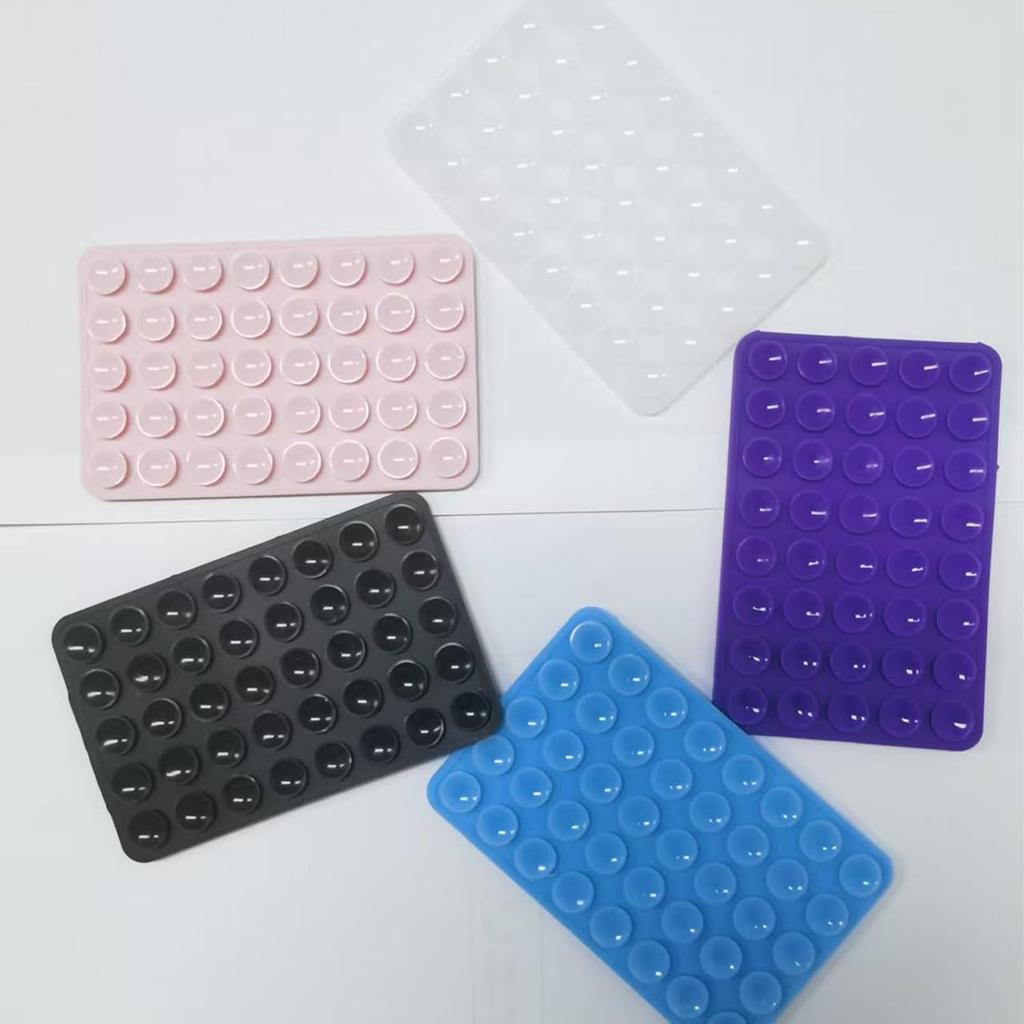 Mobile Phone Suction Cup Silicone Exquisite Double-Sided Type, 2 Sets, Hands-Free Mobile Phone Accessories, for Selfies and Videos, Strong Support