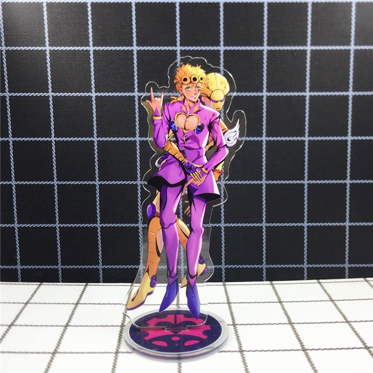 Spiel Anime Bizarre Adventure Golden Wind Modell Acryl Figur Stand Bemalt Schreibtisch Dekor Ornament Geschenk 15 cm