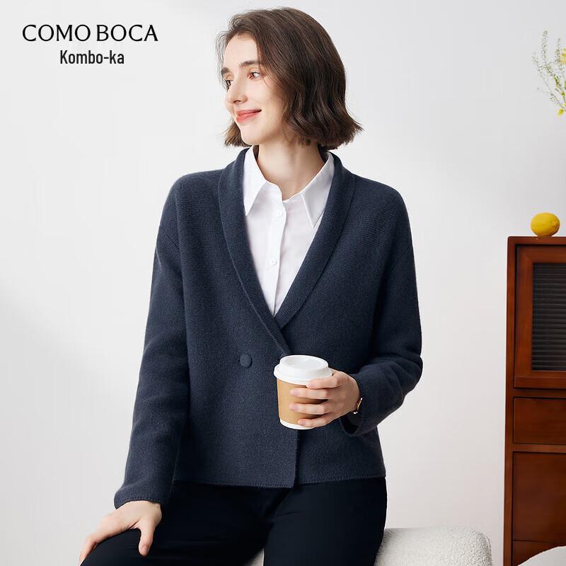 

Женский шикарный кашемировый кардиган с шалевым воротником L