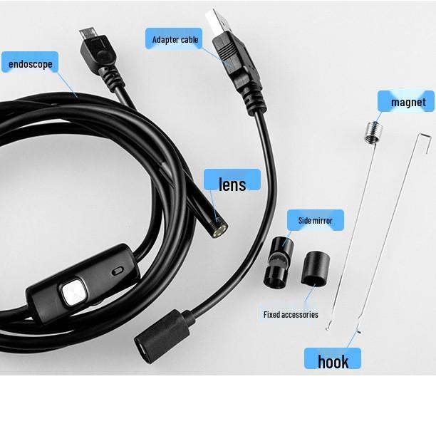 5.5mm 7mm USB Android Endoscope Camera for Auto Repair and Pipe Inspection, Wide Angle View