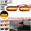 2Pcs Dynamic Flowing LED Side Marker Turn Signal Light for Vw Transporter T5 Polo Golf 3 4 Passat B5 Sharan Lupo Bora Multivan
