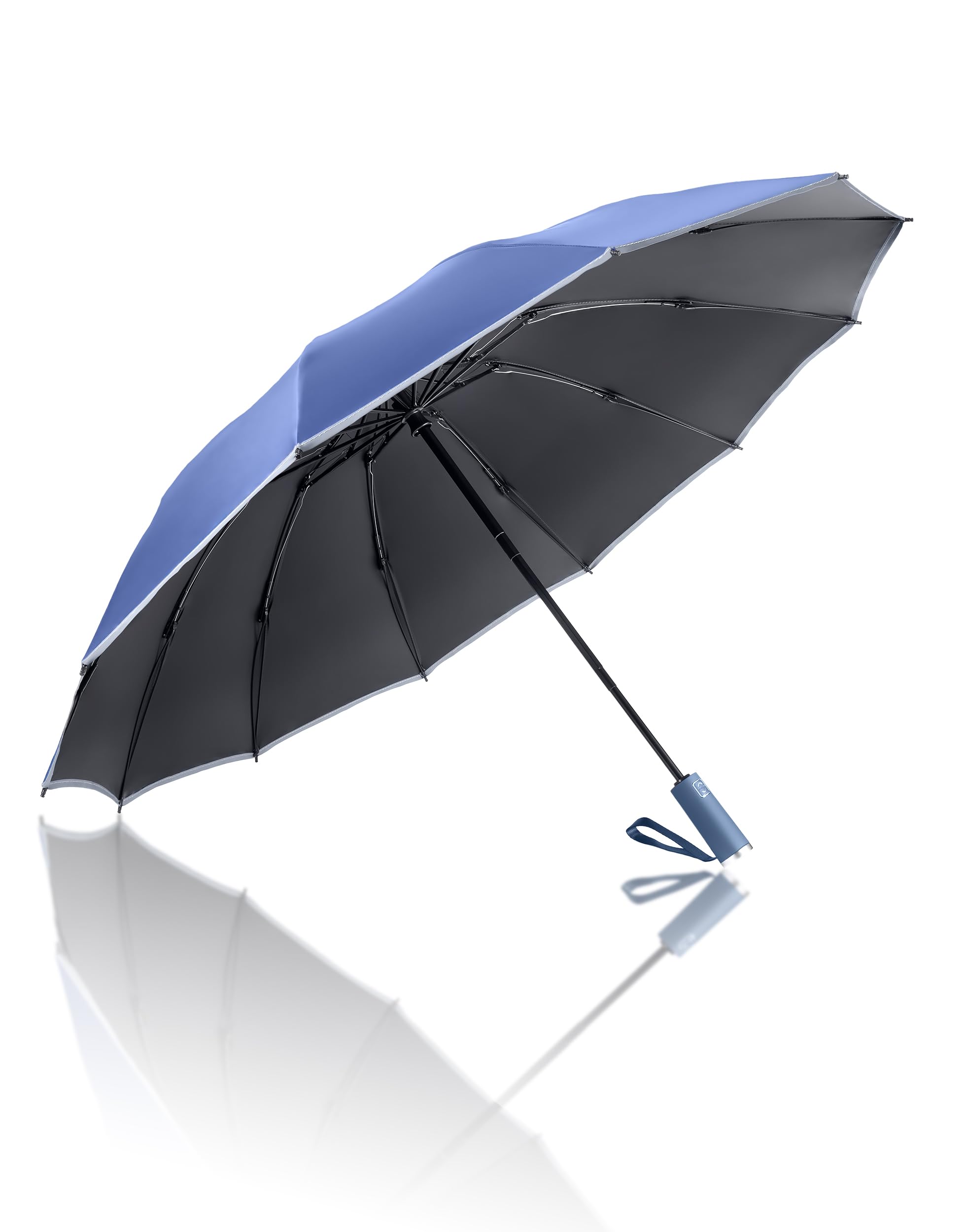 

Очень большой прочный складной зонт VariTerras для большого зонта с обратным сложением с автоматическим перевернутым автоматическим дождевым солнцезащитным ветрозащитным сильным ветром УФ