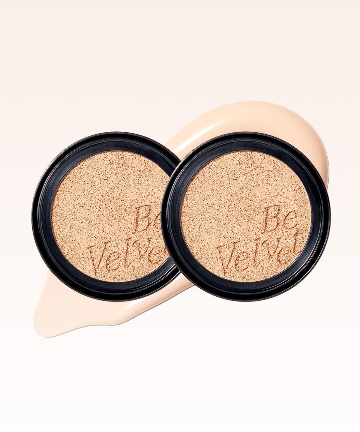 [2PACK] Bevelvet Cover Cushion Refill No. 21 Ivory