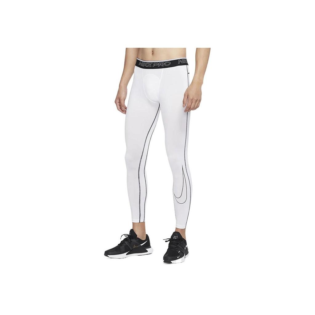 Nike Casual Training Eco-Friendly Breathable Tight Fitness Pants Men pants White DD1914-100