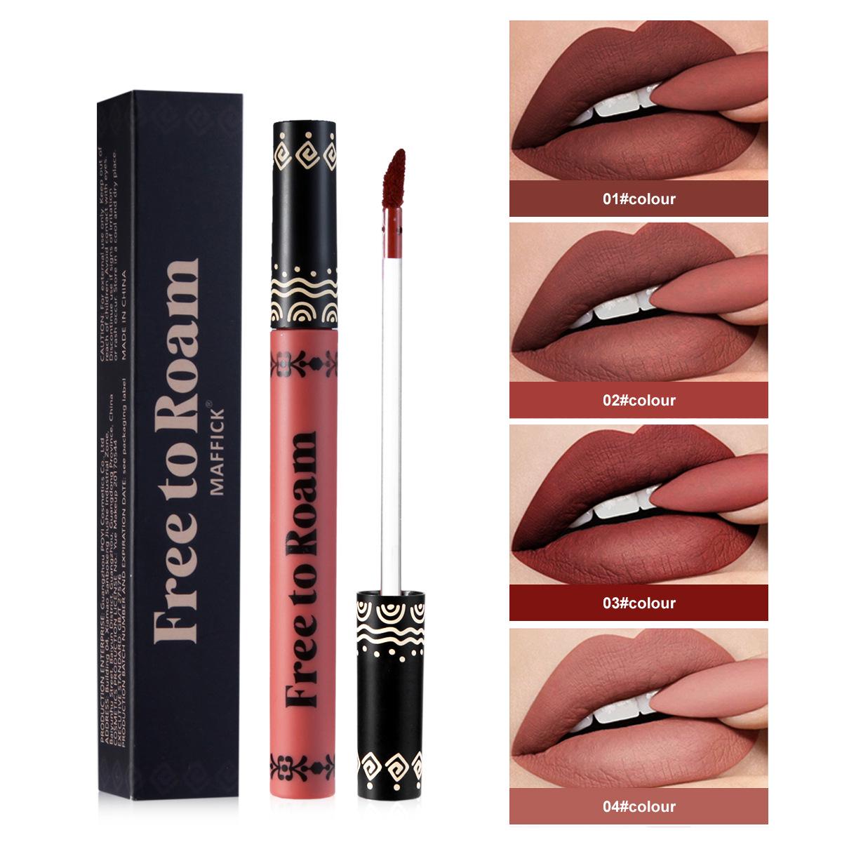 

MAFFICK Long-lasting Waterproof Lip Glaze Set - Non-stick, Free Roaming Lip Gloss 3.5g