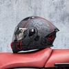 Small Shell Helmet Peel-off Helmet Motorcycle Helmet Locomotive Double Lens Men's and Women's Four-season Motorcycle Cruise Helmet Large