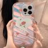 Zhitai 16Pro iPhone 15 Case for Women - Compatible with iPhone 12, 13, 14, 11 - Glare Film & Phantom Shell