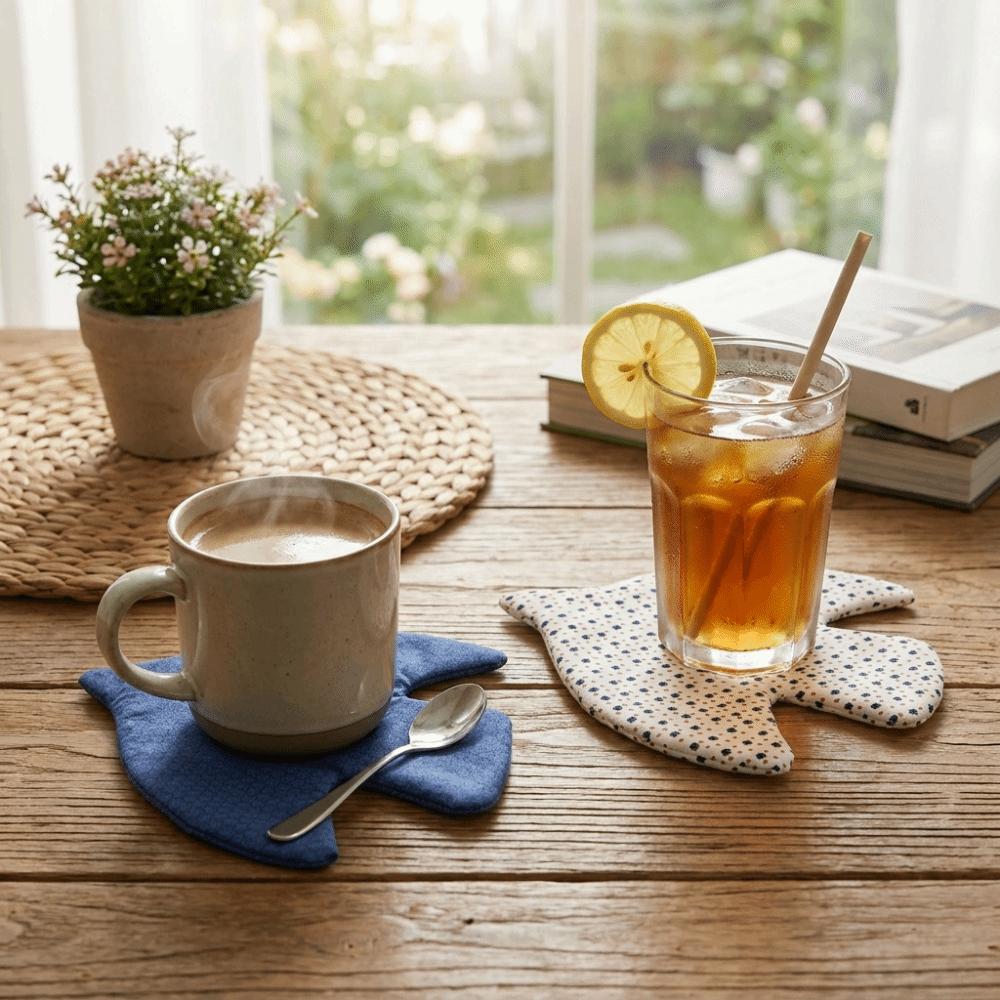 Vintage Bird Coaster Anti-Scalding Insulation Pad Tablecloth Heat-Insulating Coaster  Coffee Table