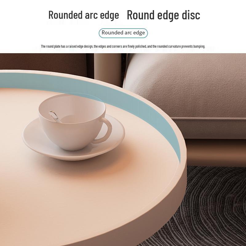 Nordic Simple Modern Coffee Table, Solid Wood Legs, for Living Room, Bedroom, or Bedside Side Table