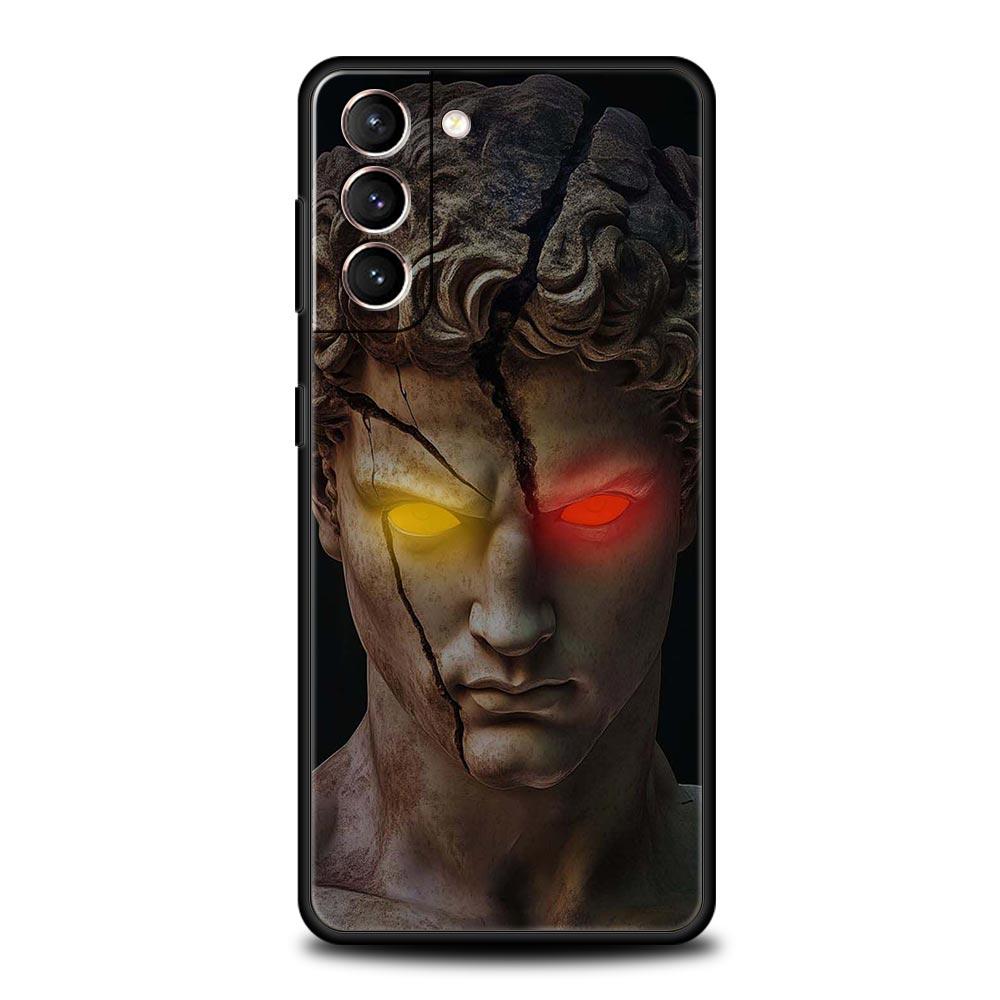 Fashion Ancient Greek Statues Phone Case Cover for Samsung Galaxy S26 S25 S24 S23 S22 S20 S21 FE Ultra S25 Edge Plus 5G Soft TPU