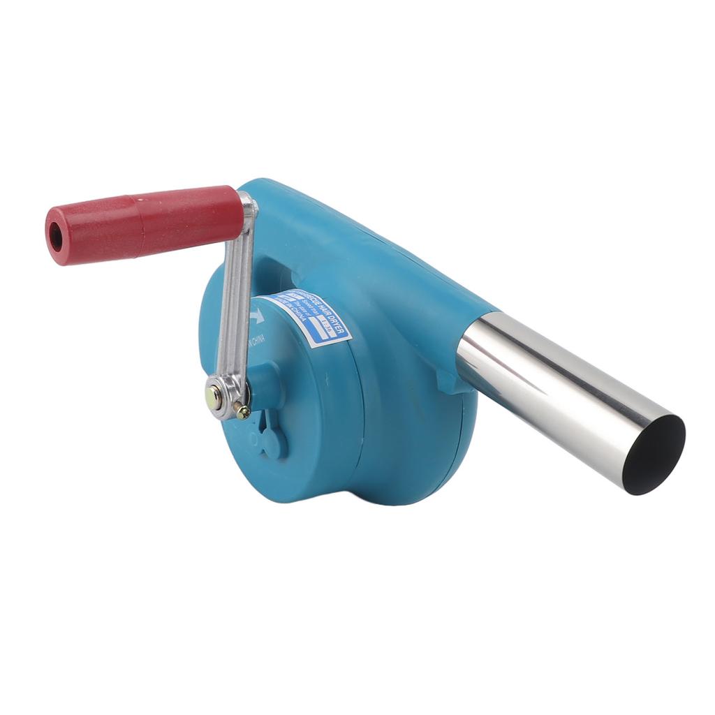 Handkurbel-Grillventilator, erhöht die Feuerkraft, tragbarer Grillluftventilator für Grillen im Freien