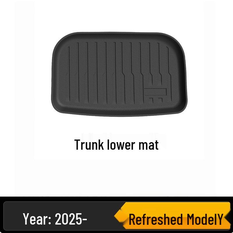 Passt für Tesla Model Y (25-Modell) Rechts- und Linkslenker: Vollständig umschlossene TPE-Fußmatten