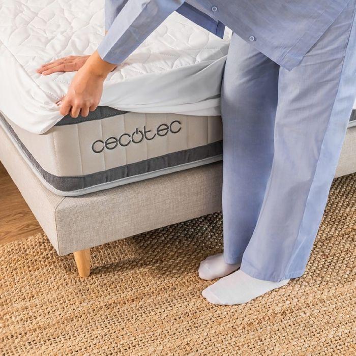 Protège-matelas - CECOTEC - Flow Protect - 100% imperméable - Anti-acarien - Lavable jusqu'à 60°C